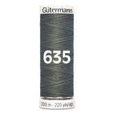 Gutermann garen | 200m | 635 muisgrijs naaigaren GM - 200 - 635 - MUIS - GRIJS 4008015032524